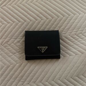 Prada Black Card Holder with Authenticity Card